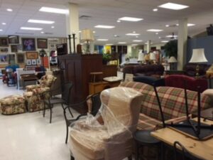 Furniture in a rummage sale looks terrible.