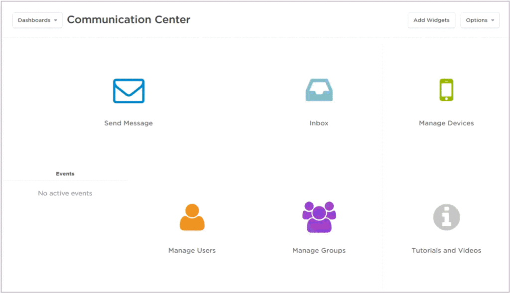 Using the My Schedule widget