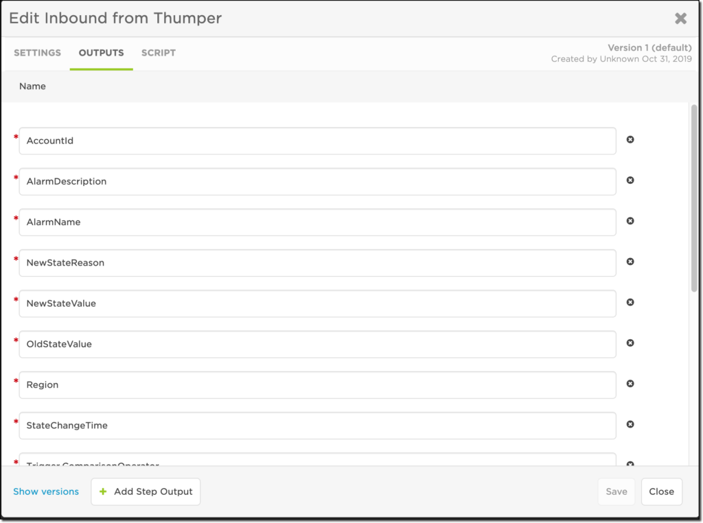 A test alert from Thumper