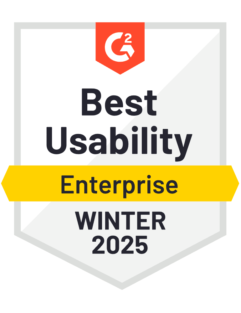 best usability enterprise winter 2024 G2 award