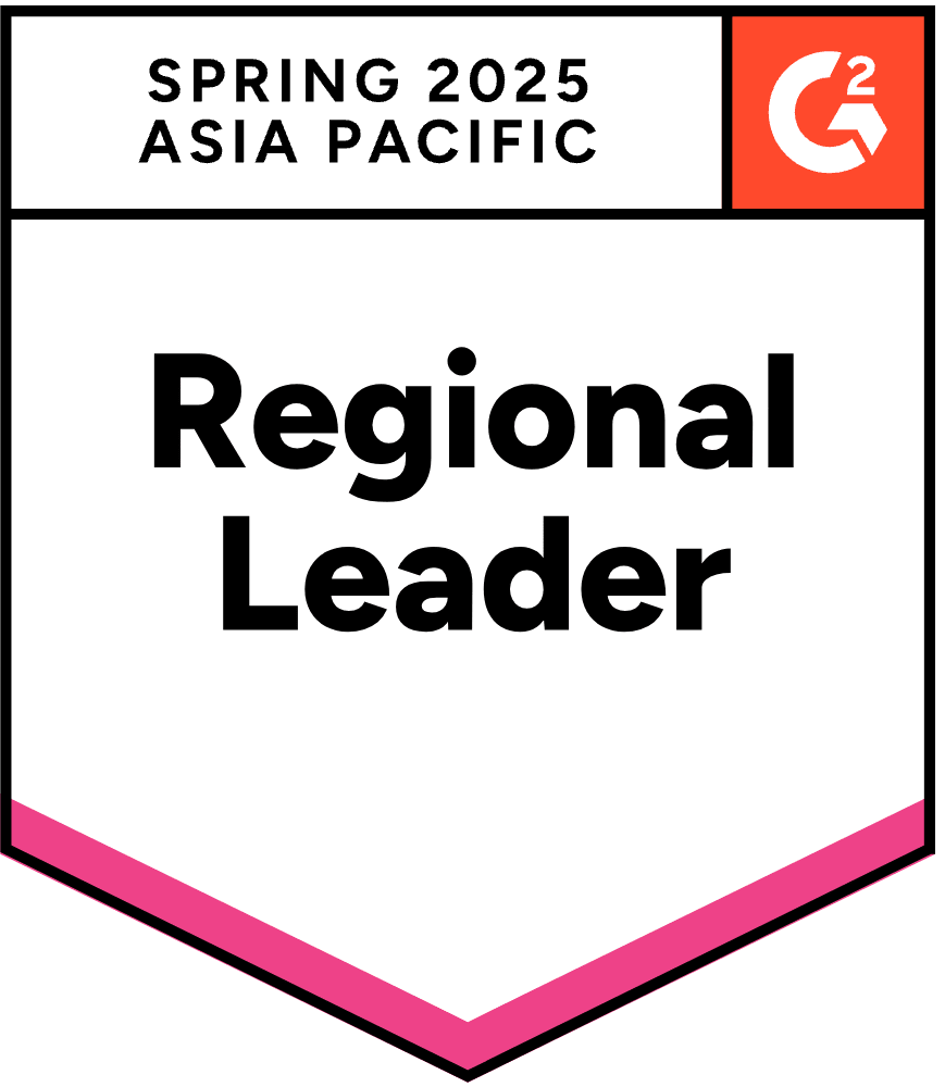 regional leader Asia Pacific 2025 Spring G2 award