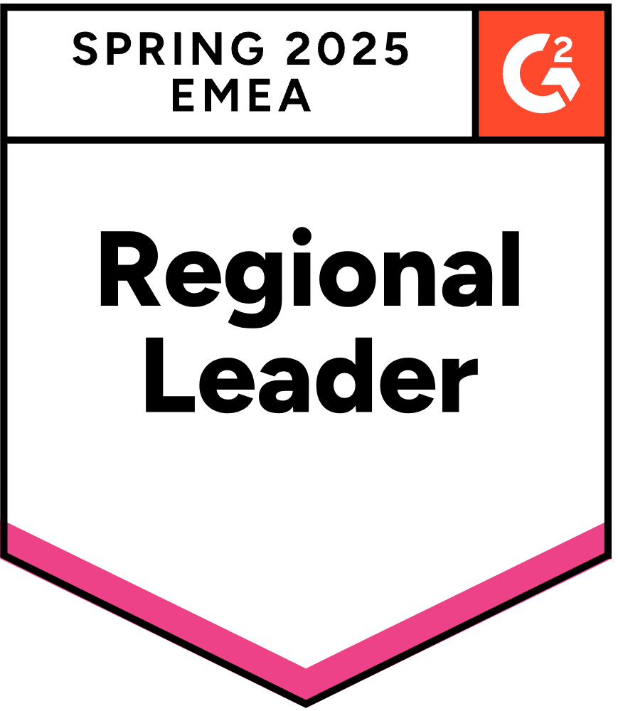 regional leader EMEA 2025 Spring G2 award