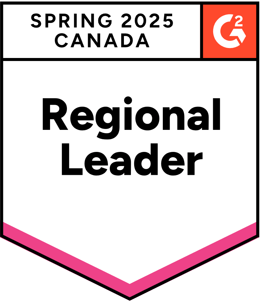regional leader Canada 2025 Spring G2 award