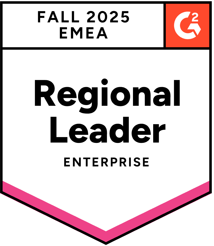 Incident Management Leader Enterprise EMEA 2025 Fall G2 award