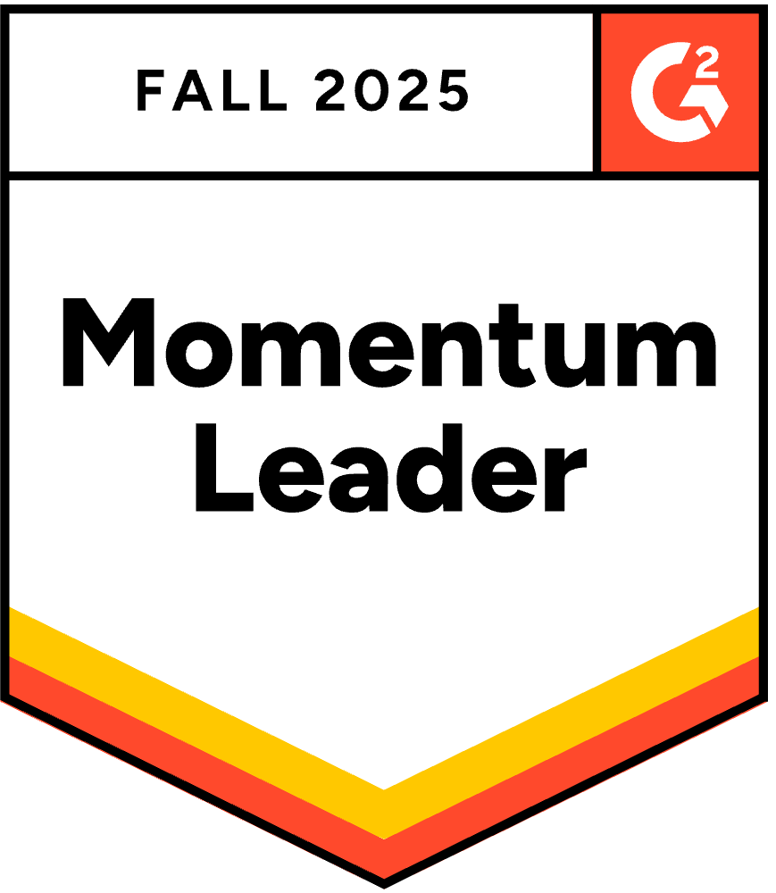 Incident Management Momentum Leader 2025 Fall G2 award