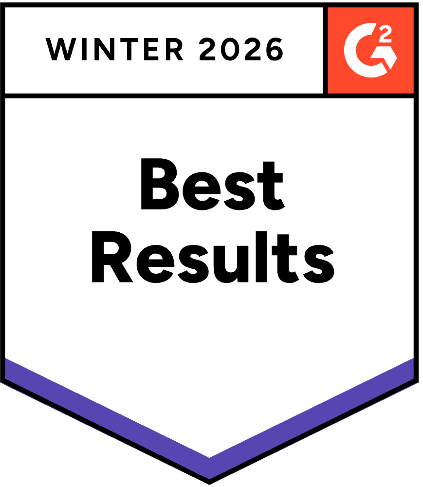 Incident Management Best Results 2025 Winter G2 award