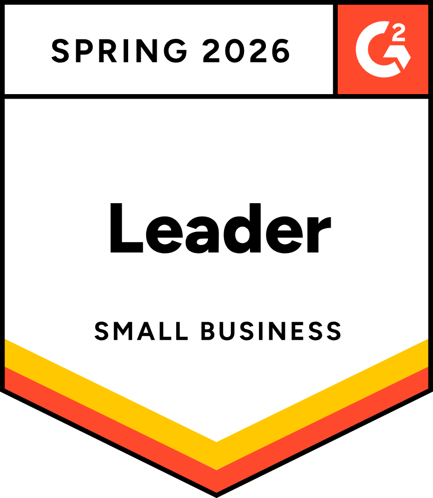Incident Management Small Business Leader 2026 G2 award