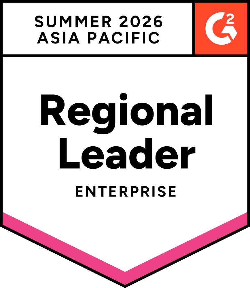 Incident Management Enterprise Asia Pacific Leader 2026 G2 award