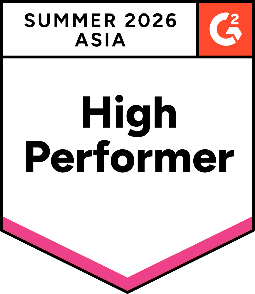 ServiceNow Store Apps Asia High Performer 2026 G2 award